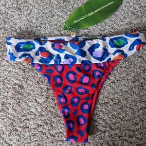 Farm Rio Leopard Pop Bikini Bottoms
